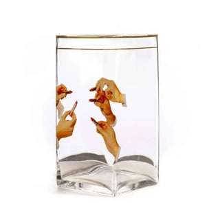 Seletti Toiletpaper rectangular glass vase - Buy now on ShopDecor - Discover the best products by TOILETPAPER HOME design