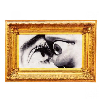 Seletti Toiletpaper mat Eye and Mouth 90 cm - 35.44 in - Buy now on ShopDecor - Discover the best products by TOILETPAPER HOME design