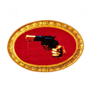Seletti Toiletpaper Mat Revolver 90x60 cm - Buy now on ShopDecor - Discover the best products by TOILETPAPER HOME design