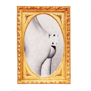 Seletti Toiletpaper mat Two of Spades 90 cm - 35.44 in - Buy now on ShopDecor - Discover the best products by TOILETPAPER HOME design