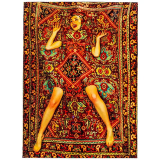 Seletti Toiletpaper rectangular rug Lady on Carpet - Buy now on ShopDecor - Discover the best products by TOILETPAPER HOME design