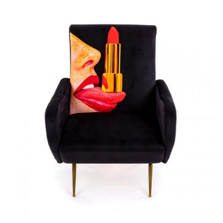 Seletti Toiletpaper armchair Tongue - Buy now on ShopDecor - Discover the best products by TOILETPAPER HOME design