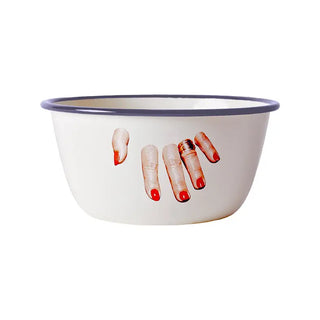 Seletti Toiletpaper enamel bowl Fingers - Buy now on ShopDecor - Discover the best products by TOILETPAPER HOME design