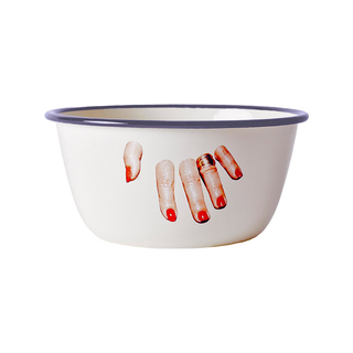 Seletti Toiletpaper enamel bowl Fingers - Buy now on ShopDecor - Discover the best products by TOILETPAPER HOME design