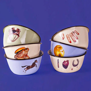 Seletti Toiletpaper enamel bowl - Buy now on ShopDecor - Discover the best products by TOILETPAPER HOME design