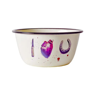 Seletti Toiletpaper enamel bowl I Love You - Buy now on ShopDecor - Discover the best products by TOILETPAPER HOME design
