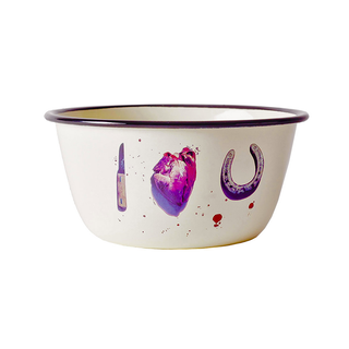 Seletti Toiletpaper enamel bowl I Love You - Buy now on ShopDecor - Discover the best products by TOILETPAPER HOME design