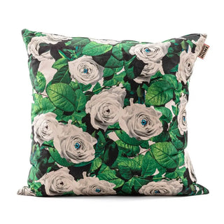 Seletti Toiletpaper maxi cushion for backrest 70x70 cm - 27.56x27.56 in Roses - Buy now on ShopDecor - Discover the best products by TOILETPAPER HOME design