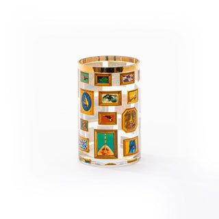 Seletti Toiletpaper cylindrical glass vase - Buy now on ShopDecor - Discover the best products by TOILETPAPER HOME design