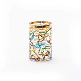 Seletti Toiletpaper cylindrical glass vase - Buy now on ShopDecor - Discover the best products by TOILETPAPER HOME design