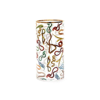 Seletti Toiletpaper cylindrical glass vase - Buy now on ShopDecor - Discover the best products by TOILETPAPER HOME design