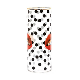 Seletti Toiletpaper cylindrical glass vase - Buy now on ShopDecor - Discover the best products by TOILETPAPER HOME design