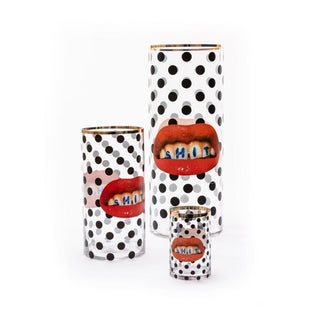 Seletti Toiletpaper cylindrical glass vase - Buy now on ShopDecor - Discover the best products by TOILETPAPER HOME design