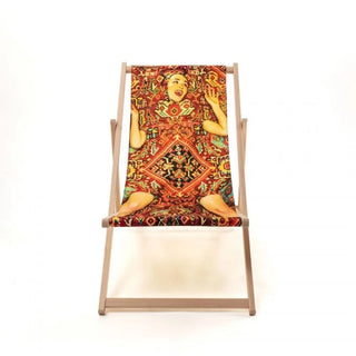 Seletti Toiletpaper deck chair - Buy now on ShopDecor - Discover the best products by TOILETPAPER HOME design
