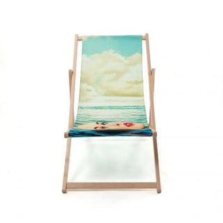 Seletti Toiletpaper deck chair - Buy now on ShopDecor - Discover the best products by TOILETPAPER HOME design