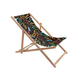 Seletti Toiletpaper deck chair Snakes Black - Buy now on ShopDecor - Discover the best products by TOILETPAPER HOME design