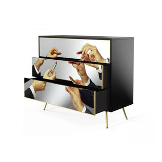 Seletti Toiletpaper furniture chest with drawers Lipsticks 3 drawers - Buy now on ShopDecor - Discover the best products by TOILETPAPER HOME design