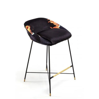 Seletti Toiletpaper high stool Lipsticks Black - Buy now on ShopDecor - Discover the best products by TOILETPAPER HOME design