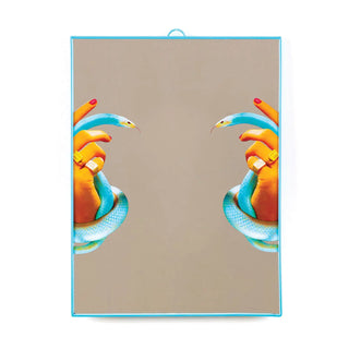 Seletti Toiletpaper mirror Hands with snakes Big - Buy now on ShopDecor - Discover the best products by TOILETPAPER HOME design