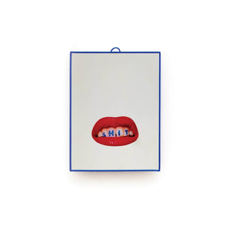Seletti Toiletpaper mirror Shit Small - Buy now on ShopDecor - Discover the best products by TOILETPAPER HOME design
