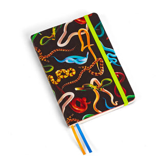 Seletti Toiletpaper notebook Snakes Black Medium - Buy now on ShopDecor - Discover the best products by TOILETPAPER HOME design