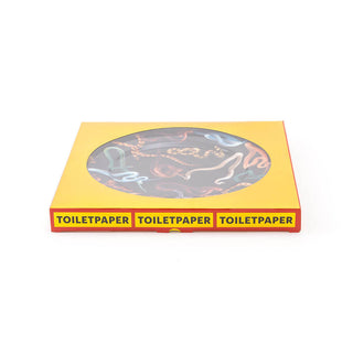 Seletti Toiletpaper porcelain dinner plate with gold border - Buy now on ShopDecor - Discover the best products by TOILETPAPER HOME design