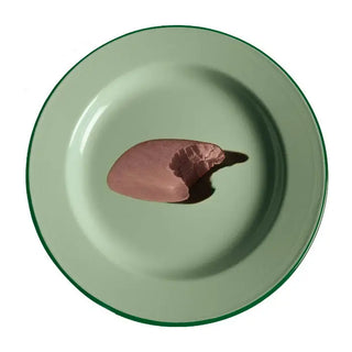 Seletti Toiletpaper enamel dinner plate Soap - Buy now on ShopDecor - Discover the best products by TOILETPAPER HOME design