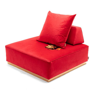 Seletti Toiletpaper modular pouf 103x103 cm - 40.56x40.56 in. - Buy now on ShopDecor - Discover the best products by TOILETPAPER HOME design