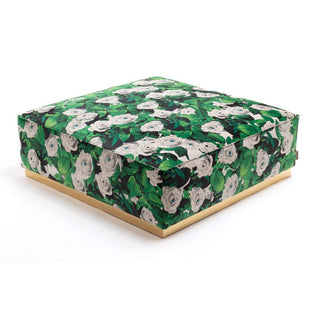 Seletti Toiletpaper modular pouf 103x103 cm - 40.56x40.56 in. Roses - Buy now on ShopDecor - Discover the best products by TOILETPAPER HOME design