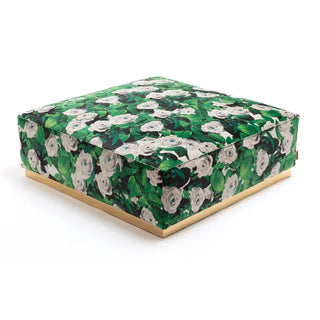 Seletti Toiletpaper modular pouf 103x103 cm - 40.56x40.56 in. Roses - Buy now on ShopDecor - Discover the best products by TOILETPAPER HOME design