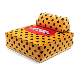 Seletti Toiletpaper modular pouf 103x103 cm - 40.56x40.56 in. - Buy now on ShopDecor - Discover the best products by TOILETPAPER HOME design