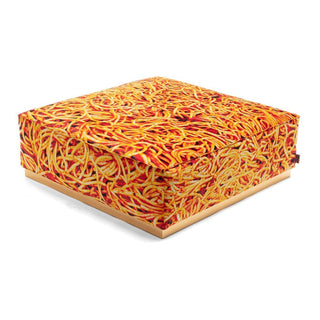 Seletti Toiletpaper modular pouf 103x103 cm - 40.56x40.56 in. Spaghetti - Buy now on ShopDecor - Discover the best products by TOILETPAPER HOME design