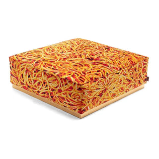 Seletti Toiletpaper modular pouf 103x103 cm - 40.56x40.56 in. Spaghetti - Buy now on ShopDecor - Discover the best products by TOILETPAPER HOME design