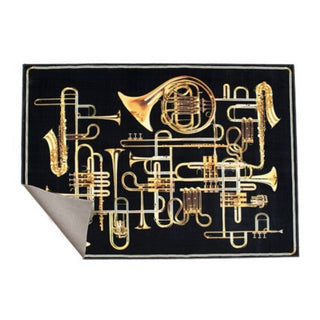 Seletti Toiletpaper rectangular rug Trumpets - Buy now on ShopDecor - Discover the best products by TOILETPAPER HOME design