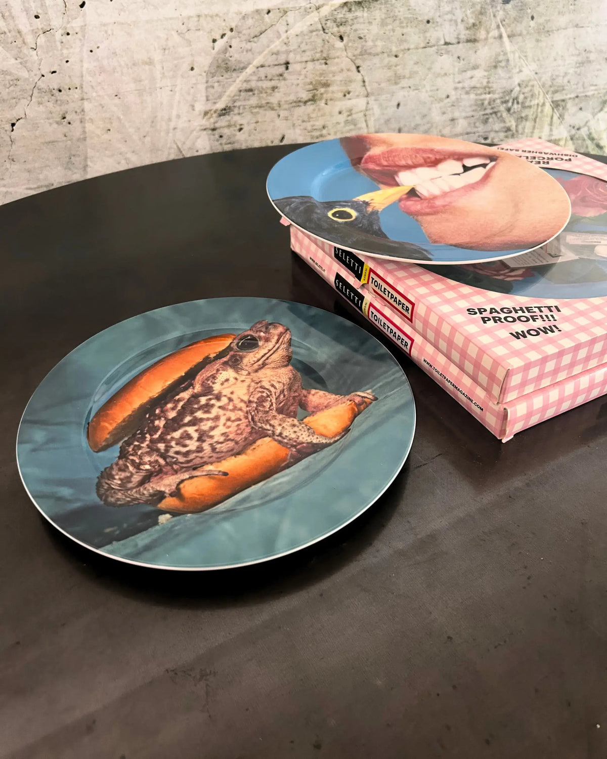 【最終値下げ】SELETTI TOILETPAPER ポーセリンディナープレート Seletti Toiletpaper porcelain dinner plate with frog