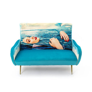 Seletti Toiletpaper sofa Seagirl 2 seats - Buy now on ShopDecor - Discover the best products by TOILETPAPER HOME design