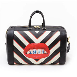 Seletti Toiletpaper Travel Kit travel bag Shit Striped - Buy now on ShopDecor - Discover the best products by TOILETPAPER HOME design