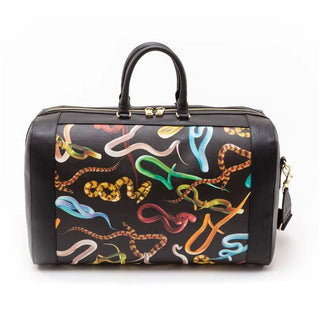 Seletti Toiletpaper Travel Kit travel bag Snakes Black - Buy now on ShopDecor - Discover the best products by TOILETPAPER HOME design