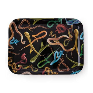 Seletti Toiletpaper tray Snakes Black - Buy now on ShopDecor - Discover the best products by TOILETPAPER HOME design