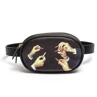 Seletti Toiletpaper waist bag Lipsticks Black - Buy now on ShopDecor - Discover the best products by TOILETPAPER HOME design