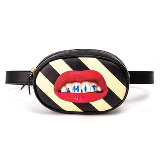 Seletti Toiletpaper waist bag Shit Striped - Buy now on ShopDecor - Discover the best products by TOILETPAPER HOME design