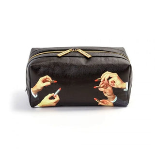 Seletti Toiletpaper wash bag Lipsticks Black - Buy now on ShopDecor - Discover the best products by TOILETPAPER HOME design