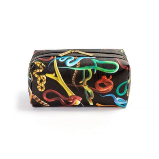 Seletti Toiletpaper wash bag Snakes Black - Buy now on ShopDecor - Discover the best products by TOILETPAPER HOME design