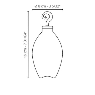 Venini Monofiore 100.43 ampoule green h. 19 cm. - Buy now on ShopDecor - Discover the best products by VENINI design