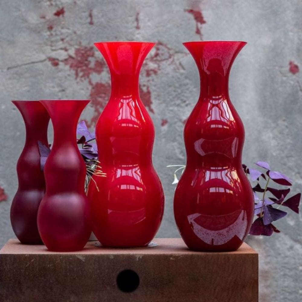 【VENINI】イエロー フリルエッジ 花瓶 VENINI】イエロー フリルエッジ 花瓶