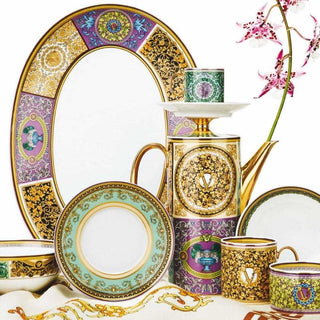 Versace meets Rosenthal Barocco Mosaic plate deep diam. 22 cm - Buy now on ShopDecor - Discover the best products by VERSACE HOME design