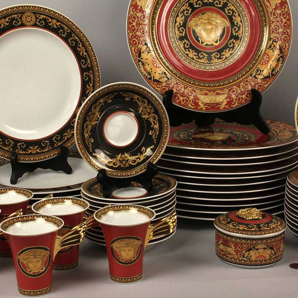 Versace meets Rosenthal Medusa High coffee cup and saucer