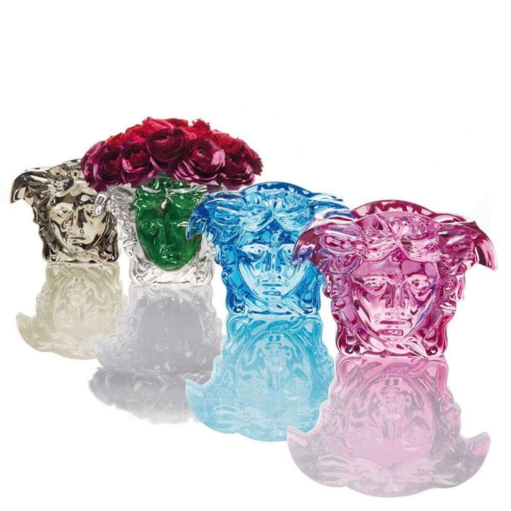 versace plant pot Versace meets Rosenthal Medusa Grande Crystal vase h. 19 cm