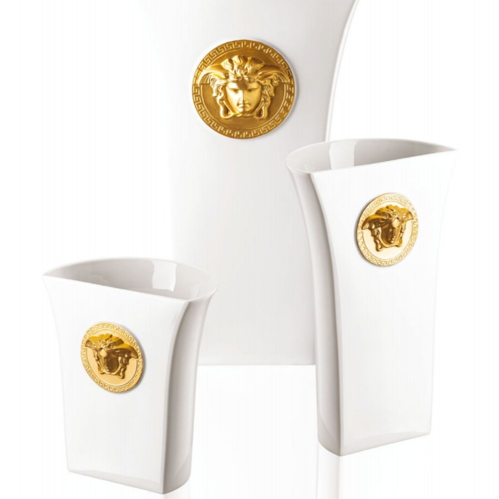 Versace meets Rosenthal Medusa Madness vase white h 34 cm