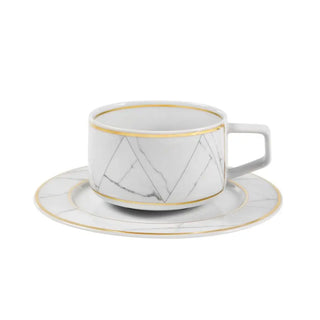 Vista Alegre Carrara cup & saucer Tea - Buy now on ShopDecor - Discover the best products by VISTA ALEGRE design